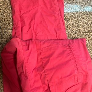 Pink scrubs still in good condition previously worn